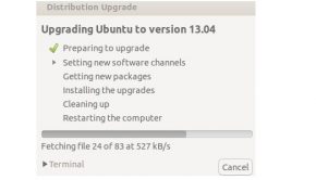 Atualizar para Ubuntu 13.04 (Raring Ringtail) através do Ubuntu 12.10